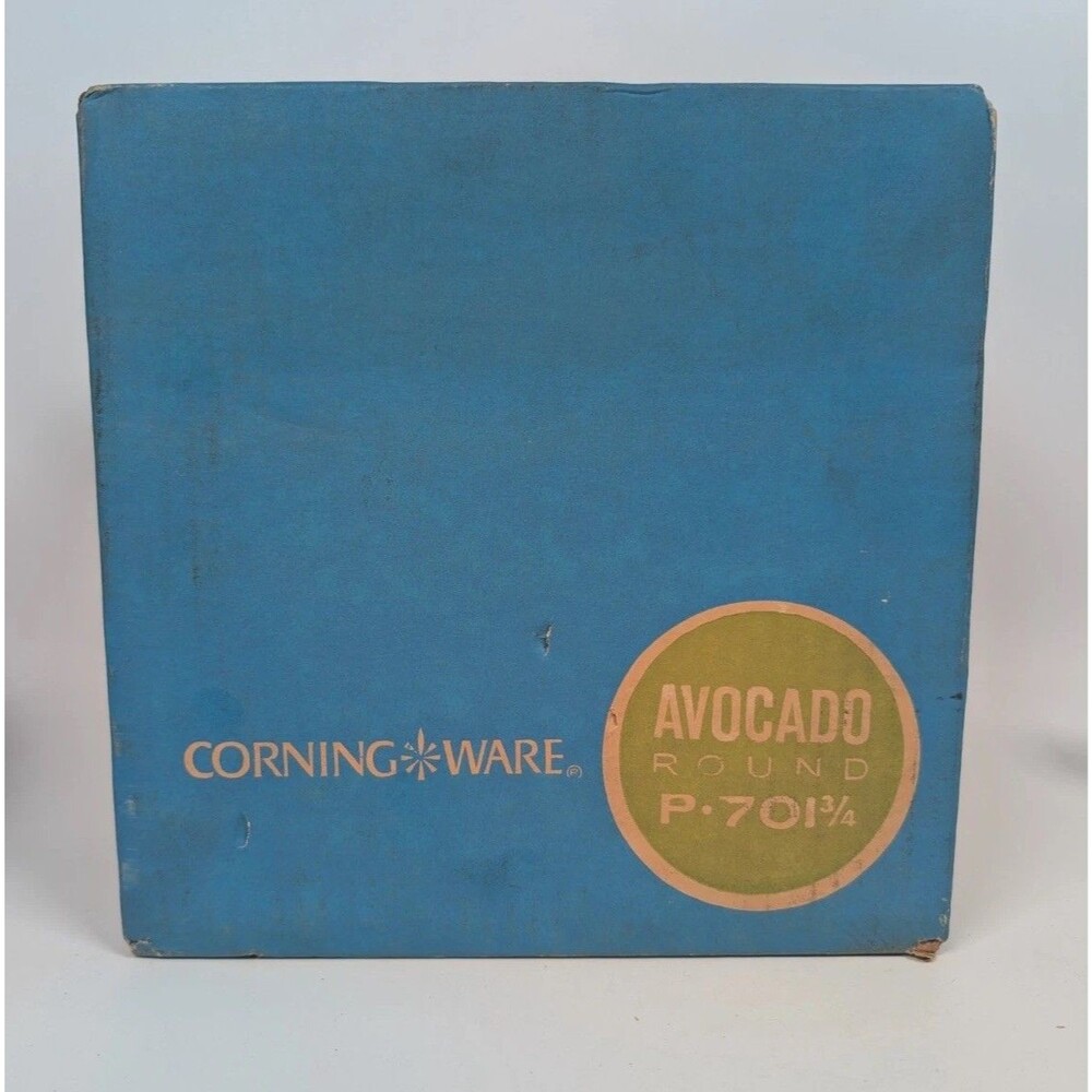 Vintage Sealed Corning Ware Avocado P-701¾ 1¾ Qt Covered Saucepan New In Box
